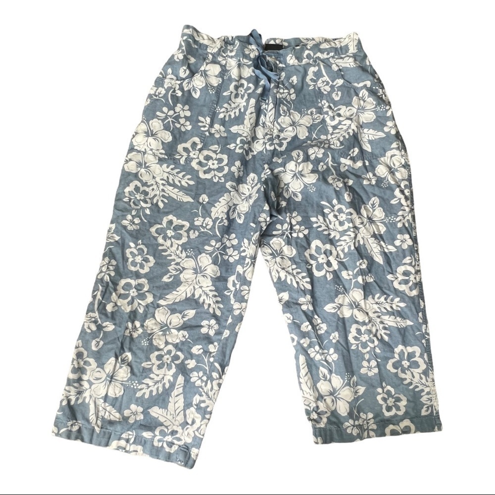𝅺MISS. Lee Vintage blue‎ tropical pants womens LP